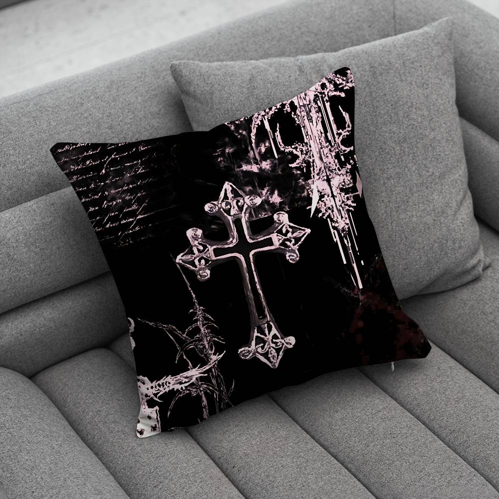 Gotisch Coquette Cybersigilismus Kissenbezug Kissenhülle Heim Sofa Kissen Auto Kissen Kissenbezug Büro Kissenhülle Kissen