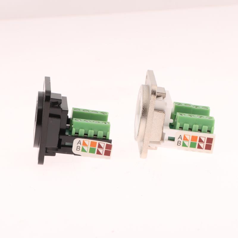 Cat5E Rj45 Network Cable Scoket Installation Module Shielded Solder-Free Network Cable Extender Cat 5 Panel Connector