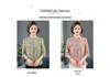 Chic Summer Chinese-Style Plus Size Shirt for Middle-Aged and Elderly Women