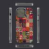 Retro Checkered Printed Phone Case Suitable for iPhone 17 16 15 14 13 12 11 Pro/Max/Plus Anti Drop and Shockproof Back Cover