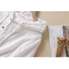 YYFS Moda Donna Casual Estate Primavera Tinta Unita Stampa Maniche 1/2 Felpe con Cappuccio & Camicie