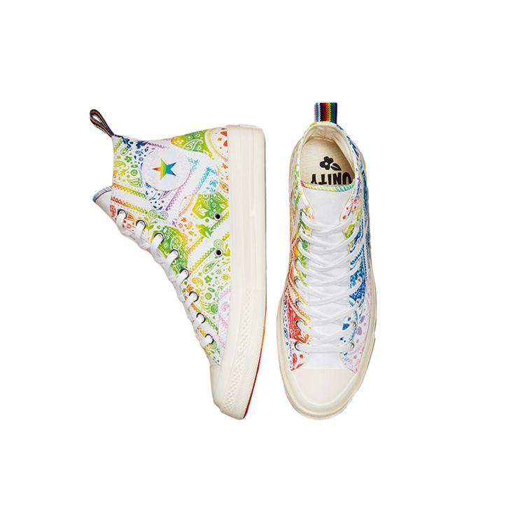 Converse Chuck 70 High Pride Unisex Sneakers White University-Red A02266C