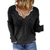 2025 Women's V-neck Knit Pullover Sweater, Many Colors Available