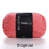 4-Ply Yimian Medium-Fine Milk Cotton Baby Yarn for Hand-Knitted DIY Projects