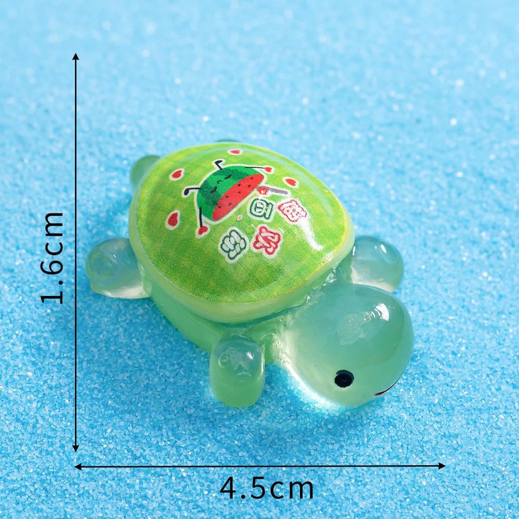 Mikrokrajina Svítící ve tmě Ovocná Želví Dvojice Dotek Kutilství Dekorativní Doplňky Želva Mini Pryskyřičná Drobnost