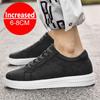 New Men's Sneakers Elevator Shoes Invisible Inner Height Increasing 6/8CM White Tennis Men Sports Shoes Heighten Increased Shoes