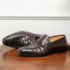 Desai Casual Loafers First Layer Cowhide Breathable Business Leather Shoes Rubber Solid Wood And High-End British Leather Shoes