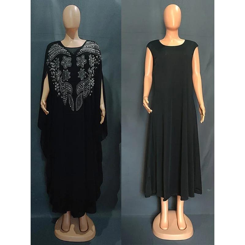Women Dubai Chiffon Boubou Muslim Fashion Dress Caftan Marocain Wedding Party Occasions Djellaba