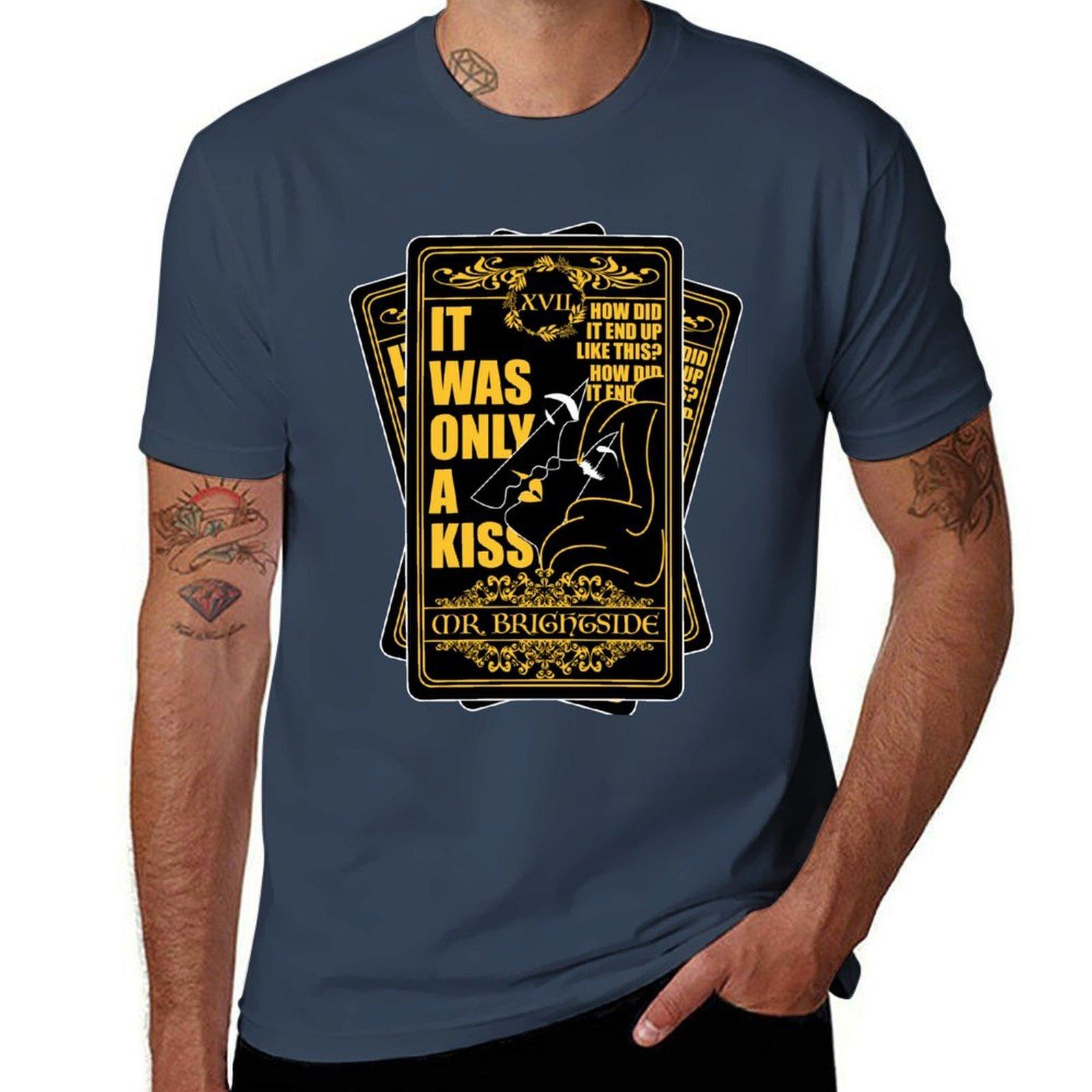 It Was Only A Kiss (Mr Brightside) Tshirt Long Lasting Casual Tshirt S