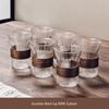 Chaxun Heat-Resistant Accordion Waist Glass Tea Cup