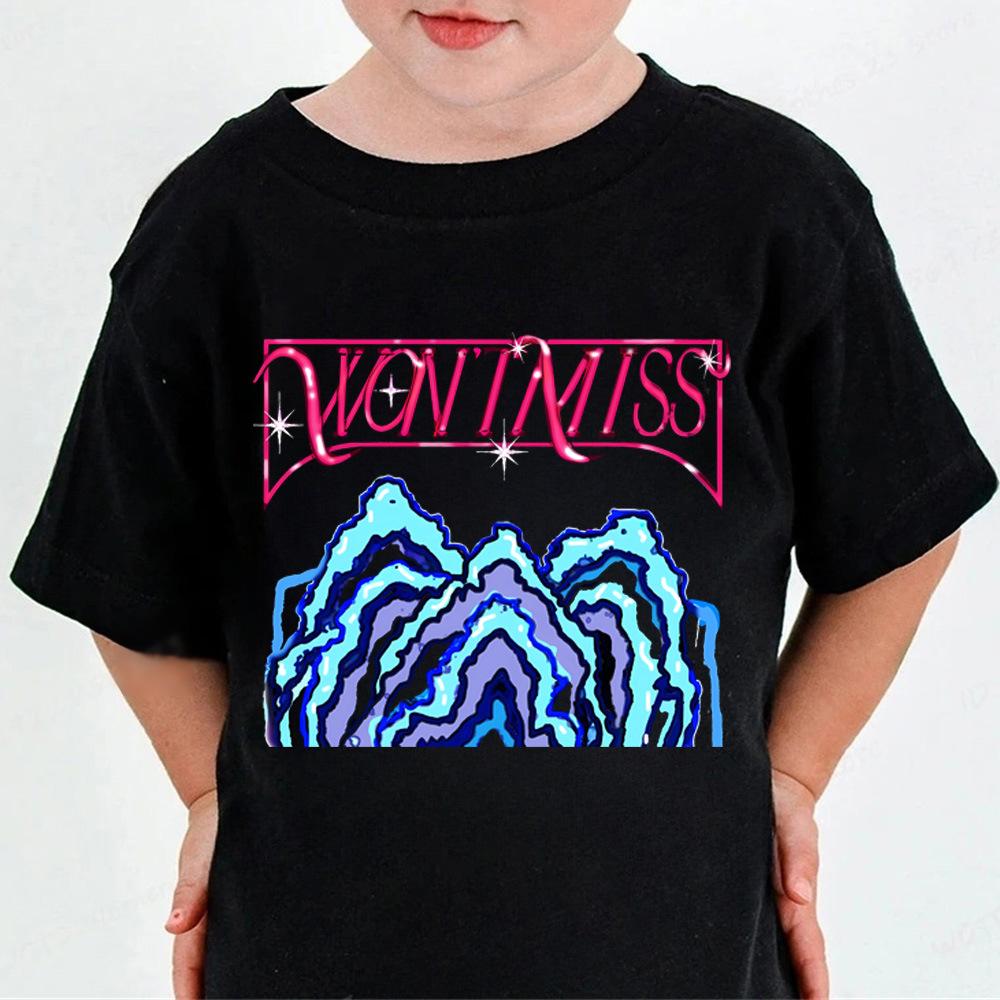 T-shirt Bambino Unisex Kpop Devil Hunter Moda Girocollo Manica Corta