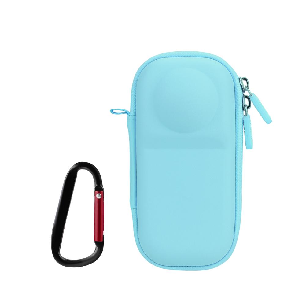 Portable PU Panoramic Storage Bag Handy Clutch Case Hard Shell Travel Storage Bag Compatible with Insta360 X5 Accessories