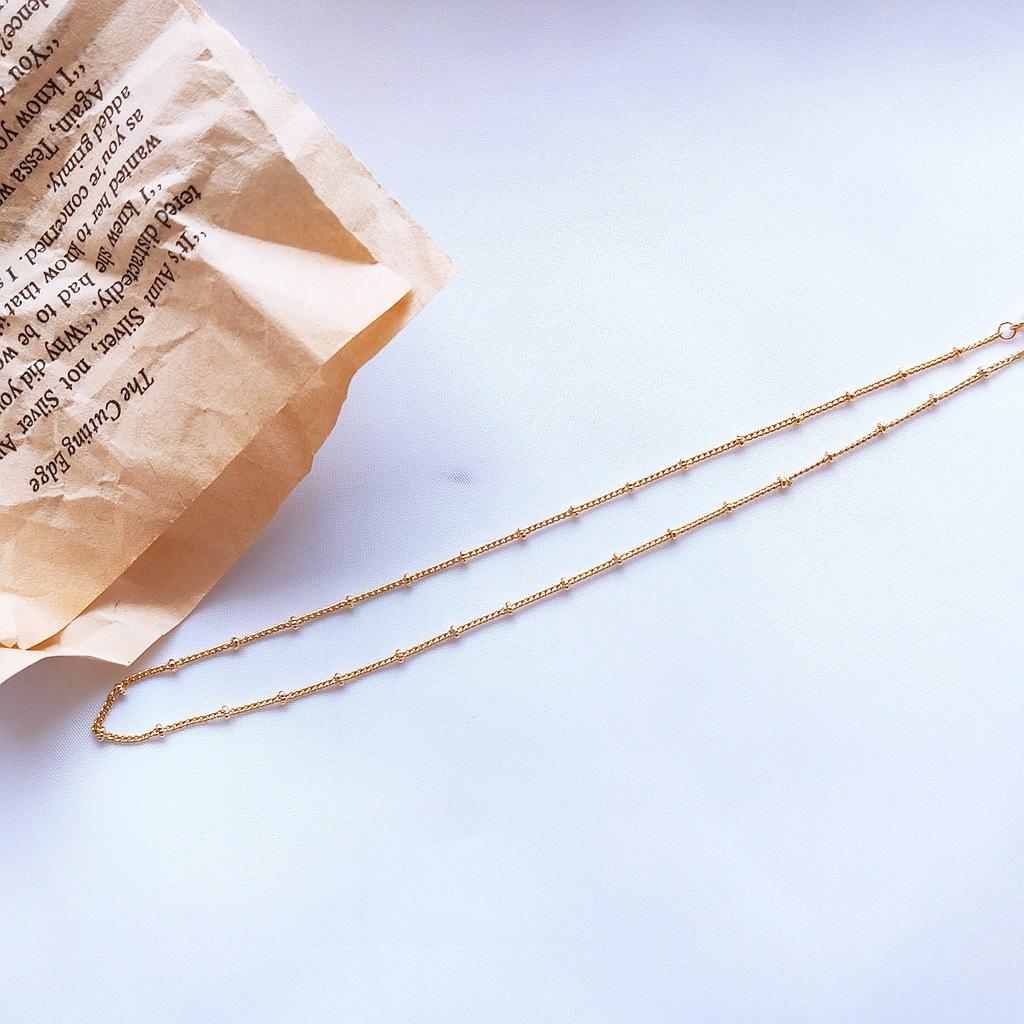 Helle Augen einfache und schöne Echtschmuck Halskette Schlüsselbein Kette Koreanische Version Koreanisches Schmuckstück zarte Halskette Großhandel