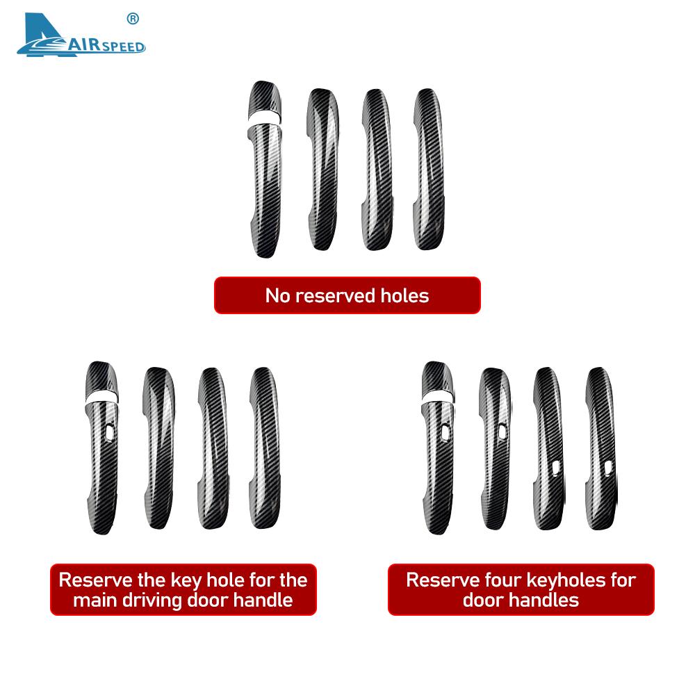 Carbon Fiber for Mercedes Benz A B C E GLC GLE GLS GLB Class W177 W247 W205 W213 C118 W167 Door Handle Cover Car