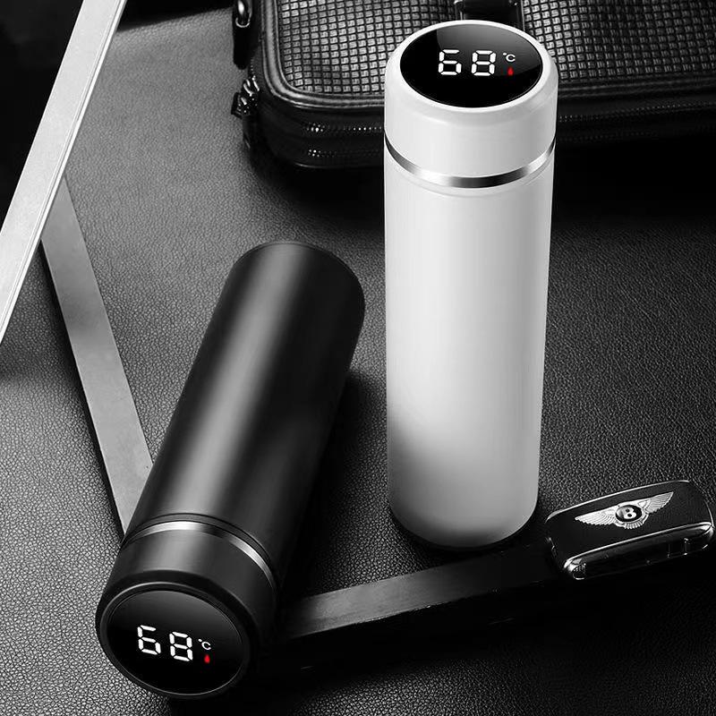 Intelligent Temperature Display Thermos Cup 316 Stainless Steel Tea Separation Double-layer Water Cup Enterprise Business Gifts