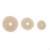 3 Blonde Donut Women Hair Ring Bun Former Shaper Maker Tools