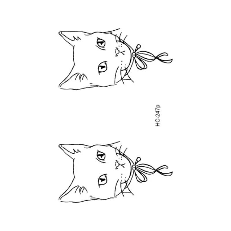 Tattoo-Aufkleber Körper-Make-up Flamme Finger Wasserdicht Temporäre Tattoos Schwarz Quadrat Rose Blume Kunst Flash Fake Tattoos