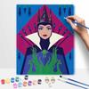 Disney Evil Queen Digital Oil Painting Diy Handpainted Coloring Painting Home Decoration, Art Wall Decor Gifts for Adults Room Decoration