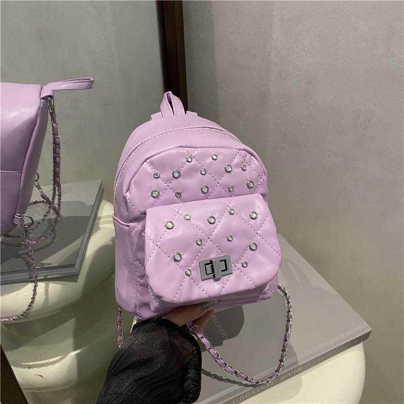 Fashionable Pu Crossbody Bag With Detailing And Chain Strap For Casual Outings