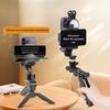 Multi-Functional Dual-Sided Teleprompter Stand for Desktop & Handheld Use