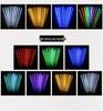 Ghirlande luminoase solare LED cu ploaie de meteori colorate: Decor exterior intermitent, curgător, impermeabil