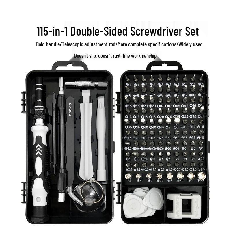 115-in-1 Multifunctional Screwdriver Set for Computers, Mobile Phones, and Watches