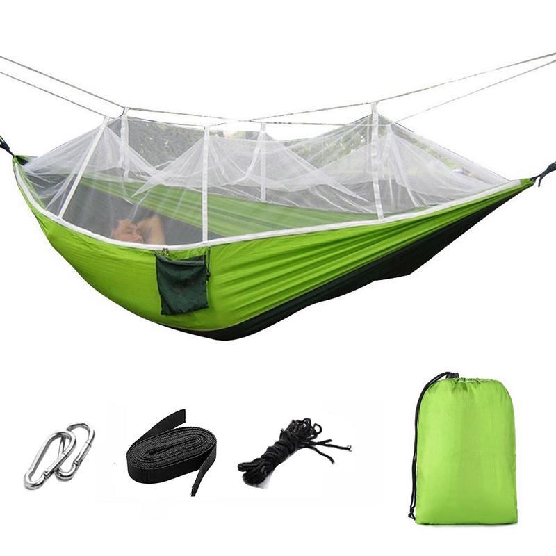 Details about &nbsp;Portable Garden Hammocks Nylon Mesh Net Outdoor Camping Hanging Bed free ship