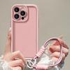 Applicable to Apple 16pro mobile phone case 13 new 15pro silicone 14 advanced anti-drop all-inclusive new pink plain case
