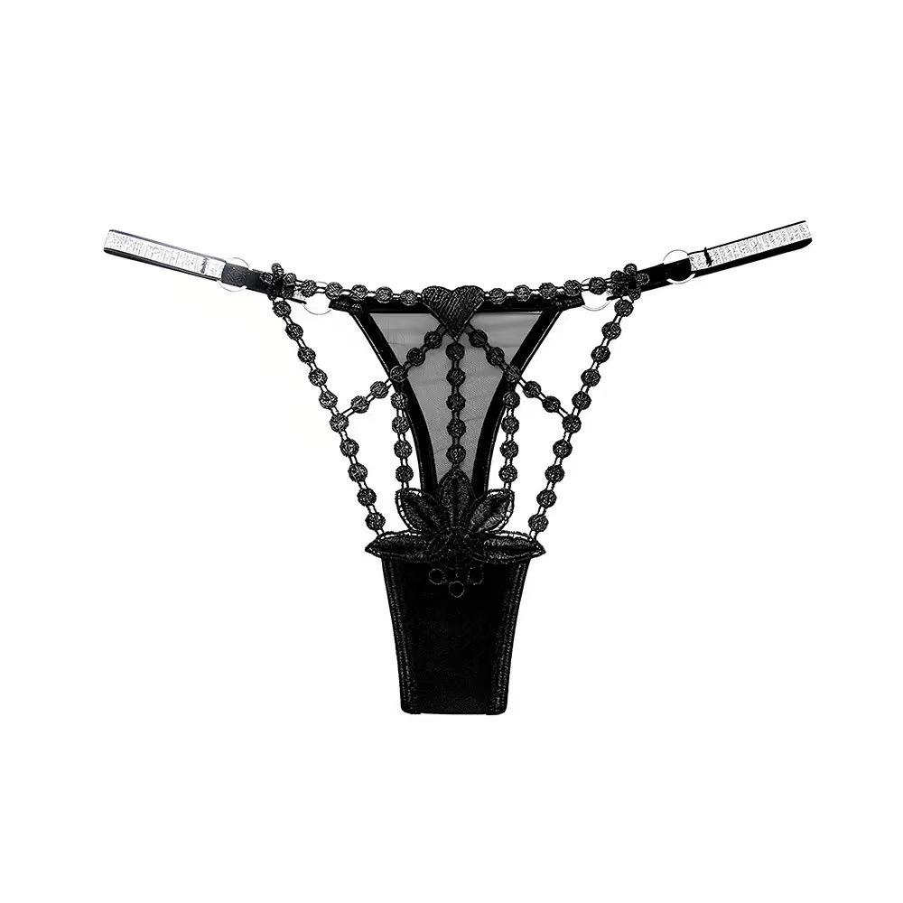 Pure Desire Pink Flirty Tanga - Süß, Niedrige Taille, Dünner Träger T-Rücken Unterwäsche