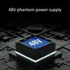 Stable High Precision USB Portable 48V Compact Sound Mixing Mixing Board for Music Home Internet Karaoke 2-Channel Mixer, Performance, Console,