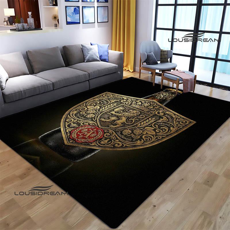 Hertog jan LOGO Teppich Wohnzimmer Schlafzimmer rutschfeste Teppiche Yogamatte Outdoor-Teppich Kawaii-Teppich Läufer Geburtstagsgeschenk