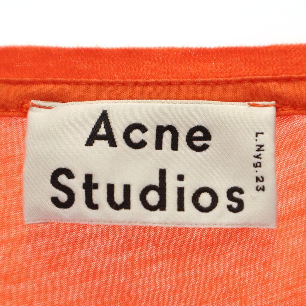 ACNE STUDIOS Short sleeve Round neck T-shirt S Orange Men's Used