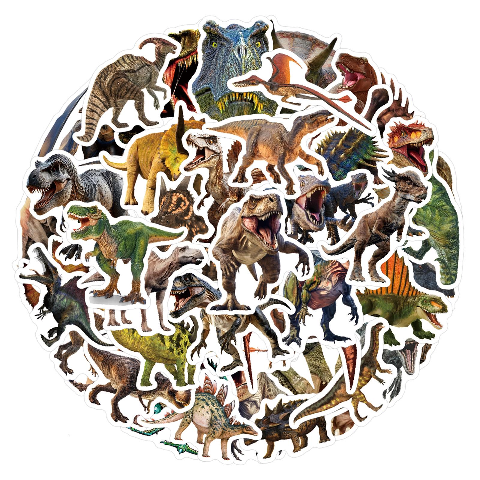 55 Наклеек Динозавр Динозавр Граффити Самокат Ноутбук Сделай Сам Мультяшные Наклейки Премиум Прочное Качество Полезное