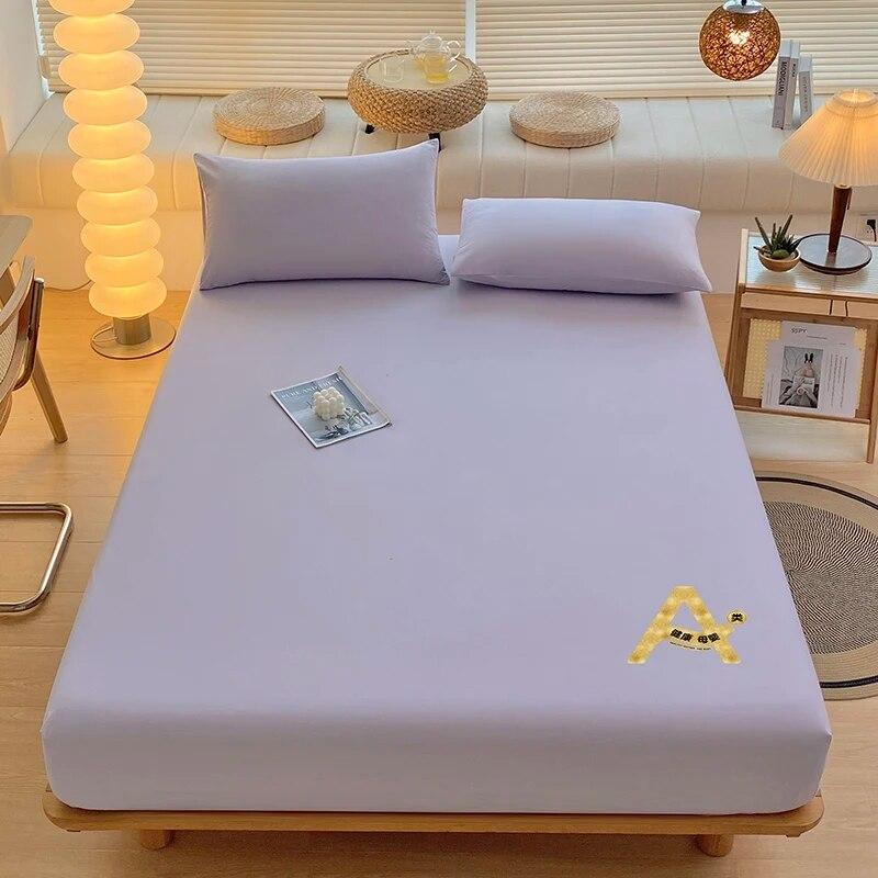 Vysoce kvalitní napínací prostěradlo pro jednu nebo dvě osoby, velikost King, potah na matraci s gumičkou, prostěradlo 90x200, 160x200