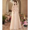 Banquet Evening Dress Skirt 1011 Summer New Gray Streamer Zheng Art Exam Red Song Chorus Performance Suit