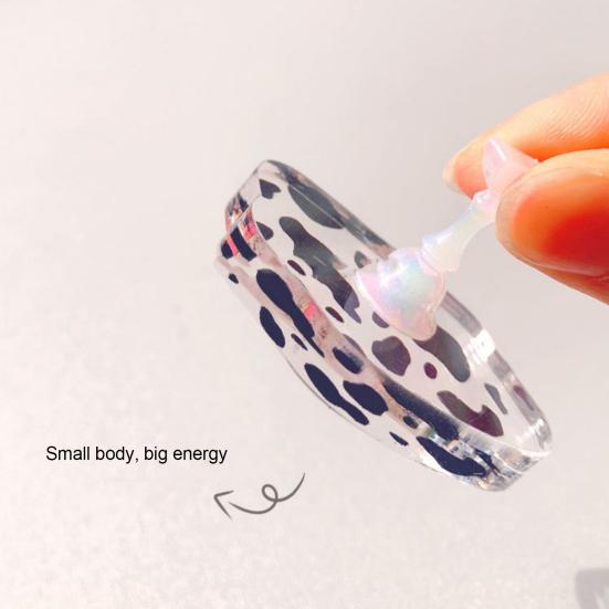 Yousheng 5Pcs Nail Display Stands Compact Size Non-Slip Reusable Smooth Surface Multipurpose Present Nail Art Plastic DIY Manicure