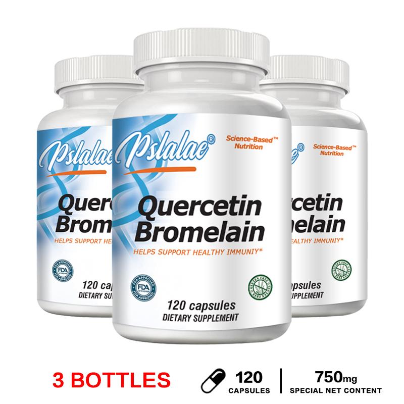 Pslalae Is Rich In Quercetin, Bromelain Capsules, and a Complex Plant Extract Formula; Suitable for Daily Care for Adults.