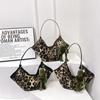 Vintage Leopard Print Bag for Women  Large Capacity Shoulder Bag for Work and Commuting  New Autumn Fashion Trend