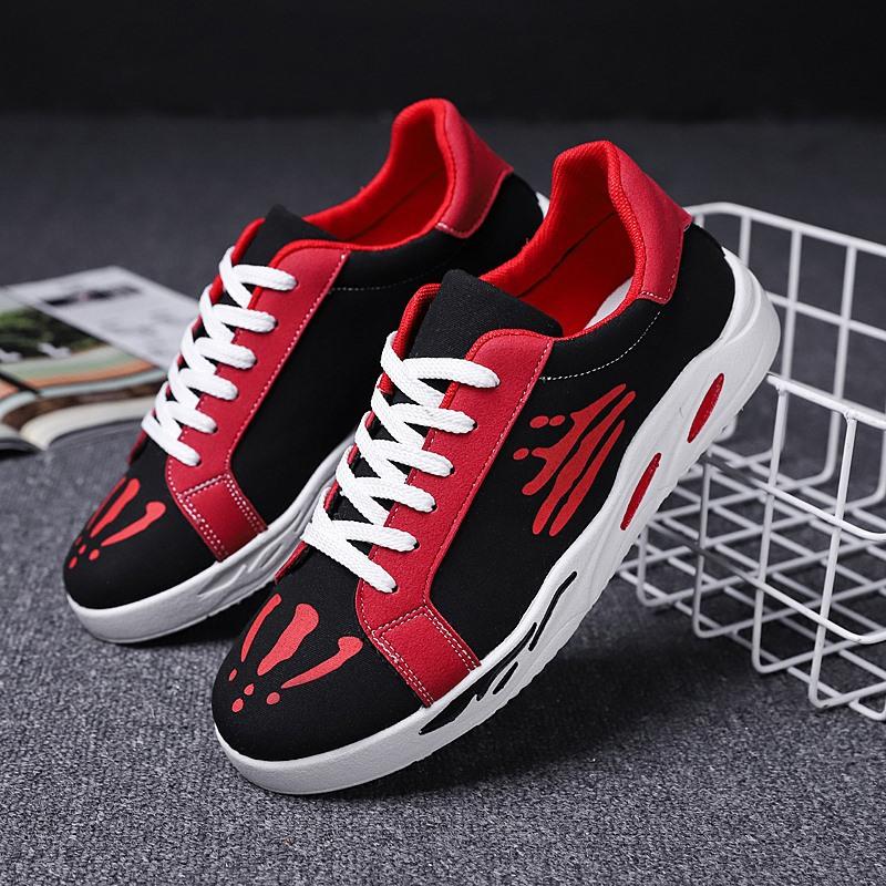 2019 Nieuwste Canvas Schoenen Deodorant Ademend Herenschoenen Tide Schoenen Antislip Mannelijke Studenten Veters Casual Herenschoenen Heren Loafers