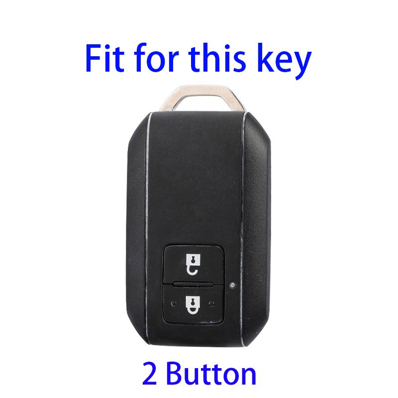 2 Button New TPU Remote Key Holder Car Key Cover Case for Suzuki Ertiga Swift 2017 Wagon R Japanese Monopoly Type 3C Protector