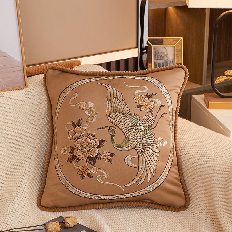 Jacquard High-precision Bedside Pillow and Backrest High-end Sofa Pillow for Side Sleeping
