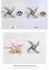 Crystal Pinwheel Men's Brooch - High-End Lapel Pin with Inlaid Zircon for Women's Accessories