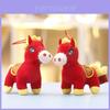 Year Of The Horse Plush Toy With Super Soft Short Pile For Chinese New Year Gifts And Decor