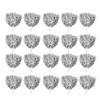 20Pcs Che Ing Squad Hand    3.3in Handle Pure Color   PET Che  Ing Pompoms for Sports Party Stage Show