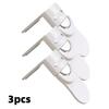 2/5PCS Baby Safety Locks Drawer Lock Anti-Pinching Hand Cabinet White Drawer Locks Refrigerator Lock Buckle Children Protection