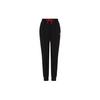 Ss22 Solid Color Logo Embroidered Cuffed Knit Sweatpants Women Bottoms Black 3L2P6E-1JHSZ-0999