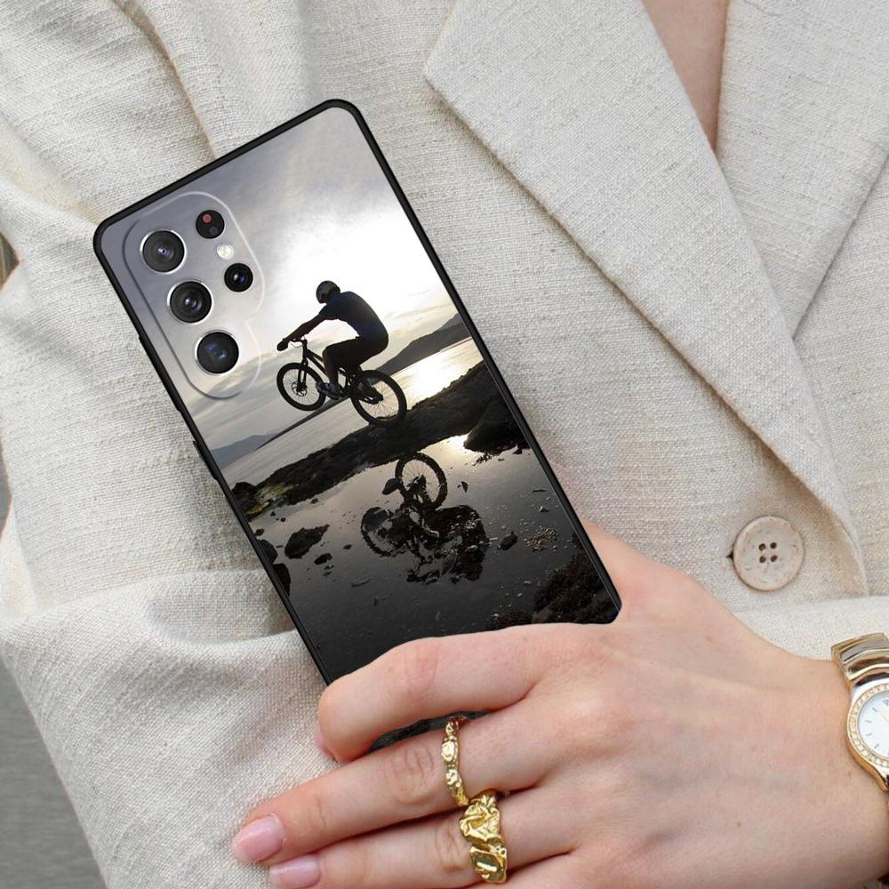 Sport Mountain Bike Cycling Art Cell Phone Case for Samsung Galaxy S26 Ultra S25 S24 S23 S22 S21 S20 Note10 Cover