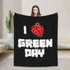 Green Days Punk Decke American Idiot Album Flanell Großartige Atmungsaktive Überwurfdecken für die Heimdekoration