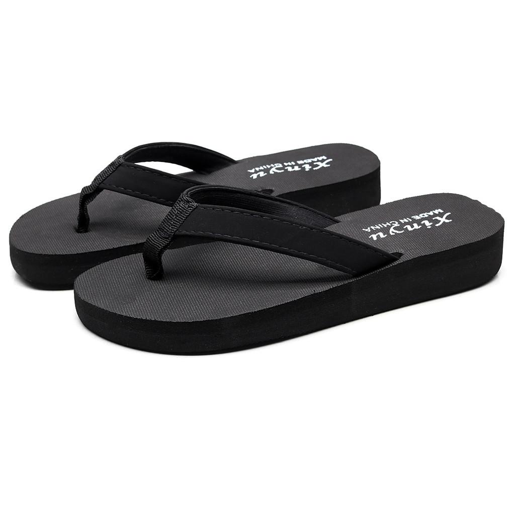 Böhmische Ethno-Stil flache Schuhe Damen Sandalen Sandalen Strand Slipper