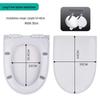 TLXT Universal Quick Release Soft Close Toilet Seat